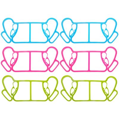 iplusmile 3pairs Plastic Heavy Duty Clothes Drying Clips for Laundry Windproof Quilt Blanket Holders for Home Office and Garden Use