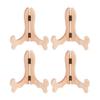 BESPORTBLE Wooden Folding Display Plate Stand 4 Pack for Desktop Shop view 1