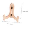 BESPORTBLE Wooden Folding Display Plate Stand 4 Pack for Desktop Shop view 2