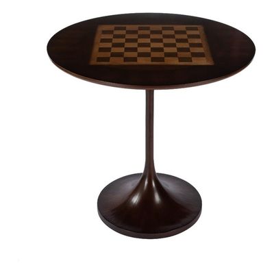 Butler Specialty Company Francis 30" Round Wood Game Table - Medium Brown