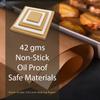 1000 Pcs Parchment Paper Sheets, 4"x4" Pre-cut Unbleached Parchment Baking Paper for Air Fryer, Oven, Bakeware, Steaming, Cooking Bread, CupCake, Cookies view 3
