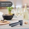 Westmark Nutsprofi - Heavy Duty Nutcracker for Walnuts, Brazil Nuts and Hazelnuts, Effortless Use, Includes Clip to Hold Tongs Together - Aluminium, Anthracite/Red view 2