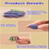 Fruit Magnetic Refrigerator Sticker, Creative Particle Magnetic Sticker (Blueberry, 2 Pcs) view 4