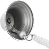 ACL Bar Accessories for Home Pub Hand Bell  Wall Mounted Bar Bell Nautical Decorations  Unique Silver Bell with Crisp Loud Sounds Ideal for Christmas, Reception, Pubs (8 Inch) view 3