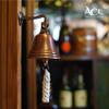 ACL Bar Accessories for Home Pub Hand Bell  Wall Mounted Bar Bell Nautical Decorations  Unique Copper Bell with Crisp Loud Sounds Ideal for Christmas, Reception, Pubs (6 Inch) view 2