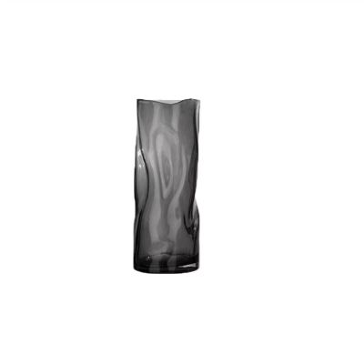 Flower Vase Creative Transparent Vase European Color Wedding Decoration Glass Vase Home Decoration Flower Vase Green Dill Hydroponic Vase Vase for Decor (Size : L)