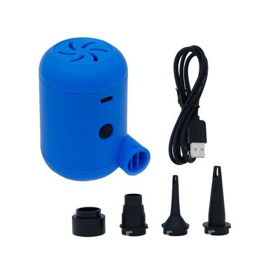 FIERRG Power Pumps Portable 5V USB Mini Electric Air Pump Rechargeable Inflate Deflate Pumps with 3 Nozzles Car Inflator Electropump Tool Outdoor Pump Accessories