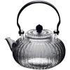 Tea Maker 750ml Household Teapot with Anti-scalding Handle, High Temperature Resistant Clear Glass Tea Kettle, Home Tea Container Reusable view 1