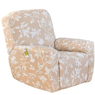ALABOW Recliner Chair Covers 4-Pieces Recliner Covers for Recliner Chair Stretch 1 Seat Reclining Chair Cover Washable Lazy boy Recliner Covers Furniture Protector for Living Room (Color : #7)