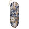 Abstract Floral Plastic Bag Holder Cute Wall Mount Plastic Bag Organizer Reusable Large Grocery Bag Storage Dispenser for Home Kitchen Travelling 22"x9" view 1