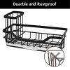 KKREJA Kitchen Sink Caddy Stainless Steel Sink Organizer with Detachable Brush Holder Sponge Holder with Removable Drip Tray for Countertop Storage view 4