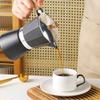 Espresso Maker, 150ML/300ML Portable Aluminum Espresso Maker Household Moka Cold Extract Pot for Making Cappuccino Latte (white) view 4