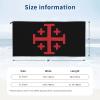 Jerusalem Catholic Cross Beach Towel Quick-Dry Bath Towel Lightweight Portable For Summer view 2