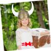 Homoyoyo Viking Horn Hat Pirate Accessories for ' Costume Hats Pirate Costume Hat with Horns Viking Warrior Hat Warrior Helmet Viking Helmet Viking Hat Rome Costume view 2