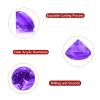 100 PCS Acrylic Diamond Gems, Purple Acrylic Diamonds 1 Inch Acrylic Gemstones Vase Filler Fake Gems Plastic Gems for Home Table Scatters Party, Event, Wedding, Arts & Crafts, Birthday Decorations view 3