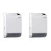 Stiebel Eltron 236305 CK Trend Wall-Mounted Electric Fan Heater, 2000W, 240V & 236304 CK Trend Wall-Mounted Electric Fan Heater, 1500W, 120V White view 1