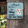 ArogGeld Angels Don't Always Have Wings Sometimes They Have Paws Tin Sign Great Dane Dog Metal Wall Art in Loving Memory 10x10in Modern Poster Art Design for Bar Pub Home Cafes Garage Kitchen view 2