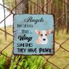 ArogGeld Angels Don't Always Have Wings Sometimes They Have Paws Tin Sign Great Dane Dog Metal Wall Art in Loving Memory 10x10in Modern Poster Art Design for Bar Pub Home Cafes Garage Kitchen view 3