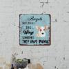 ArogGeld Angels Don't Always Have Wings Sometimes They Have Paws Tin Sign Great Dane Dog Metal Wall Art in Loving Memory 10x10in Modern Poster Art Design for Bar Pub Home Cafes Garage Kitchen view 4