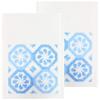 100PCS White Non-Woven Color Design Flat Heat Sealable Food Storage Pouch Packaging Bags 3" x 4.3" (White & Mixed) view 2
