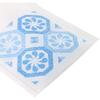 100PCS White Non-Woven Color Design Flat Heat Sealable Food Storage Pouch Packaging Bags 3" x 4.3" (White & Mixed) view 4