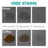 LIMNUO Coffee Mat Hide Stain Rubber, Coffee Maker Mat for Countertops, Backed Absorbent Dish Drying for Kitchen Counter (Grey, 16"x24") view 2