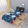 4th of July Tablecloth USA Flag Table Cloth for Rectangle Tables 54x108 inch Patriotic Stars Buffalo Patriotic Table Covers Waterproof Table Cloth for Holiday Party, Memorial, Independence Day view 2