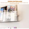 DAKAJA Magazine Rack Wall File Holder, 1pcs 2pcs 3pcs Clear Acrylic Magazine Holder, 40-80cm Long Hanging File Organizer, Brochure Display Stand (Color : 1pcs, Size : Length 70cm/27.6") view 4