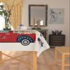 4th of July Tablecloth American Flag Table Cloth for Rectangle Tables 60x102 inch Red Truck Stars Stripes Patriotic Table Covers Waterproof Table Cloth for Holiday Party, Memorial, Independence Day view 4