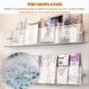 DAKAJA Magazine Rack Wall File Holder, 1pcs 2pcs 3pcs Clear Acrylic Magazine Holder, 40-80cm Long Hanging File Organizer, Brochure Display Stand (Color : 2psc, Size : Length- 40cm/15.7") view 3