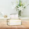 Tissue Holder, Rectangular Glass Tissue Box, Decorative Napkin Storage Box, Facial Tissue Holder for Dresser Bathroom Bedroom Home Office Bar Decor view 1