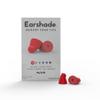 Flare Earshade Replacement Tips - Block Sound  Reusable Memory Foam Replacement Tips for Earshade and Earshade Pro - Red view 2