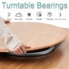 ESOYAWE Heavy Duty Silent Lazy Susan Turntable 1 Piece, 12~100 Cm Aluminium Alloy Table Turntable Base Bearing, Round Table Swivel Base for Kaleidoscopes Tabletop Serving Show view 3