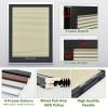 MiLin Skylight Shades & Blinds Blackout Cordless Cellular Blinds for Window Shades Suitable for Roof Inclined Plane Room Windows - Custom Cut to Size (100% Blackout Haze Grey) view 4
