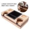BestAlice Espresso Knock Box and Tamp Station, 5 In 1 Espresso Knock Box Espresso Tamper Coffee Distributor and Coffee Tamping Stand, Wood Splicing Coffee Filter Tamper Holder(Style B) view 3