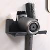 Hair Dryer Holder, Plastic Hair Tool Organizer Self Adhesive Bathroom Hair Dryer Rack Wall Mounted Hair Dryer Hanging Rack Organizer Home Decor, No Drilling view 4