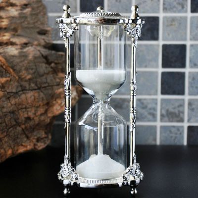 Hourglass Timer for Kids Creative Gifts Sandglass Timer Decoration Hourglass Games,Home Officetimer Timer Sand Clock Sandglass Child Safety Hourglass Antique Glass Sandglass Hourglass Timer (Color :