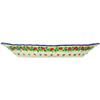 Polmedia Polish Pottery Platter with Handles 16-inch - Berry Burst Pattern Handmade in Boleslawiec Poland by Ceramika Artystyczna + Certificate of Authenticity view 3