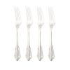 NEPIAN 4Pc Dinner Fork Dinnerware Western Colorful Flatware Set Stainless Steel Silverware Fork Cutlery Kitchen Set leisurely (Color : Silver) view 1