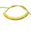 1Pc Yellow/green Spring Spiral Cable Yellow-Green Ground Wire Single Core 20/18/17/15/13/11/9/7AWG Shrinkable Cable Copper Wire Telescopic Wire ( Size : Stretch 5 Meters , Color : 18AWG 0.75mm2 ) view 2