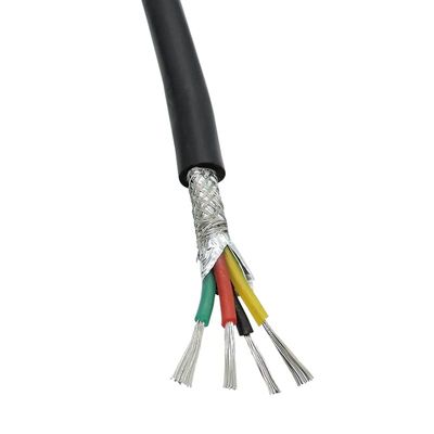 1PC Silicone Shielded Sheathed Cable Wire 22/20 /18/17 /15/13 /11/9 Awg and 2/3/ 4/5 /6/8 Core Anti-Interference Soft Signal Wire Power Cable (Size : 3 cores 5meter, Color : 13 AWG 2.5MM)