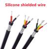 1PC Silicone Shielded Sheathed Cable Wire 22/20 /18/17 /15/13 /11/9 Awg and 2/3/ 4/5 /6/8 Core Anti-Interference Soft Signal Wire Power Cable (Size : 3 cores 5meter, Color : 13 AWG 2.5MM) view 3