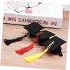 jojofuny 2pcs Graduation Party Hair Clips Mini Doctoral Hat Hairpins Tassel Decor for Graduation Ceremony Fun Hair Props for Celebrating Grads for Theme Parties and Special Occasions view 2