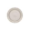 Balsa Circle 12 Clear 7 in Round Glittered Disposable Round Plastic Salad Dinner Plates Wedding Party Events Decorations Supplies view 1
