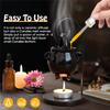 Essential Oil Burner Wax Melt Burner,Hanging Cauldron Oil Burner,Aromatherapy Aroma Burner Ceramic Oil Diffuser Candle Tealight Oil Warmer Yoga Spa Home Bedroom Decor Housewarming Gift (Black) view 2