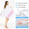 Beach Towel 35x71In Quick Dry Bath Towels, Sand Proof Microfiber Beach Blanket Farmhouse Valentine's Day Oversized Absorbent Pool Blankets for Women/Men/Teens Pink White Buffalo Lattice Stripes view 3