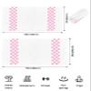 Beach Towel 35x71In Quick Dry Bath Towels, Sand Proof Microfiber Beach Blanket Farmhouse Valentine's Day Oversized Absorbent Pool Blankets for Women/Men/Teens Pink White Buffalo Lattice Stripes view 4