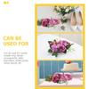 3pcs Artificial Rose Candle for Table Decor Elegant Floral Wreath for Weddings Parties Lightweight Realistic Design Centerpiece for Home Decoration view 4