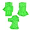 Creeper Block Square Video Game Cookie Cutter & Stamp view 1