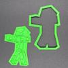 Creeper Block Square Video Game Cookie Cutter & Stamp view 4